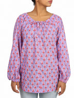 Lavender Bloom Printed Kurta