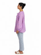 Lavender Bloom Printed Kurta
