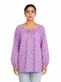 Lavender Bloom Printed Kurta