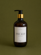 Amber Soap Dispenser Set