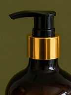 Amber Soap Dispenser Set