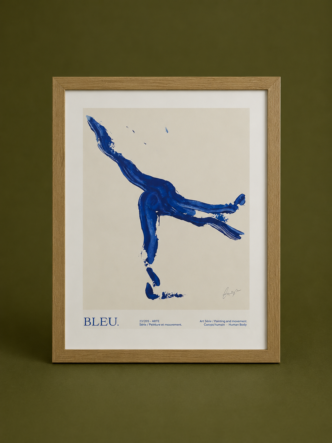 Blue Abstract Wall Art