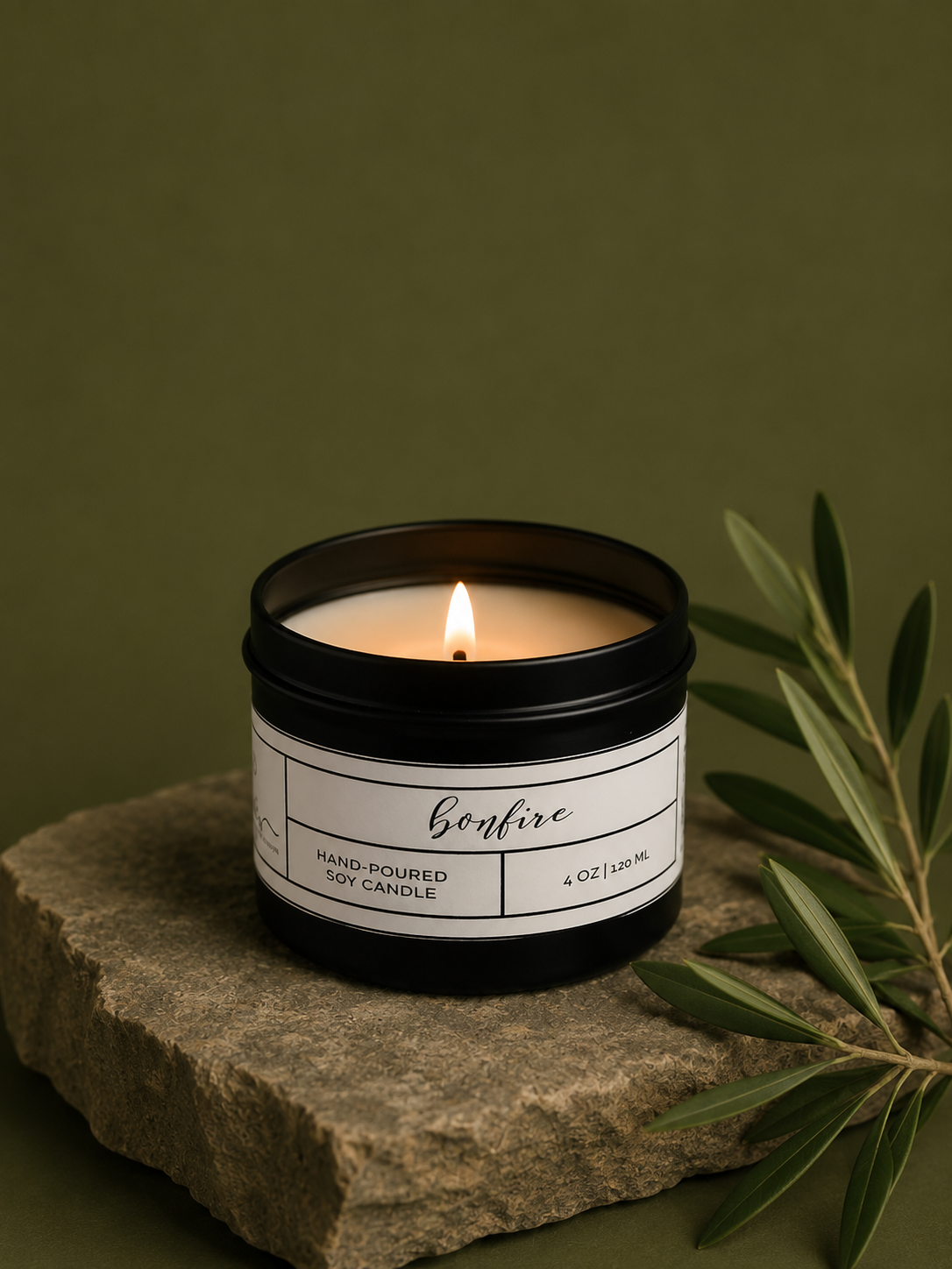 Bonfire Scented Candle