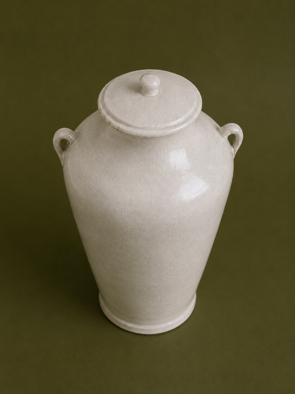 Classic White Urn Vase