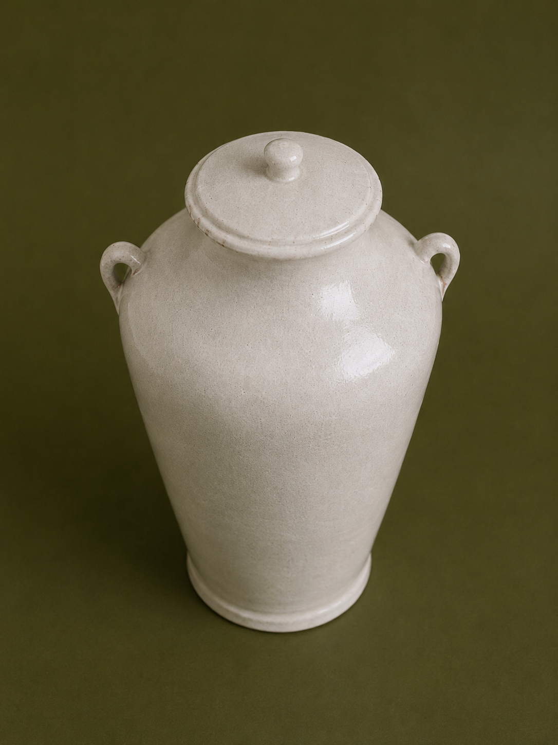 Classic White Urn Vase