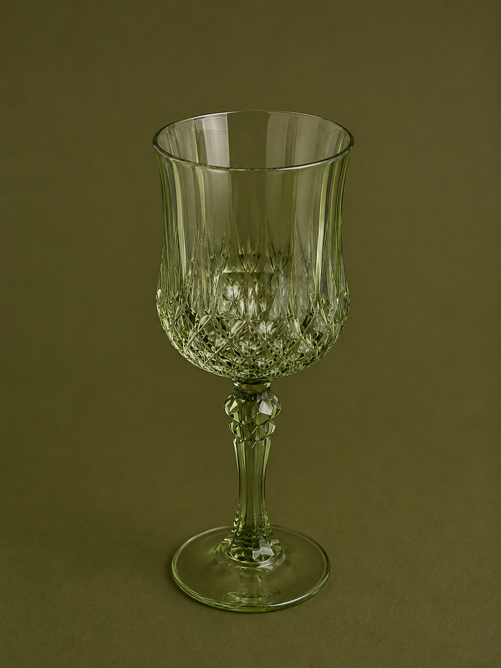 Dark Green Vintage Glass