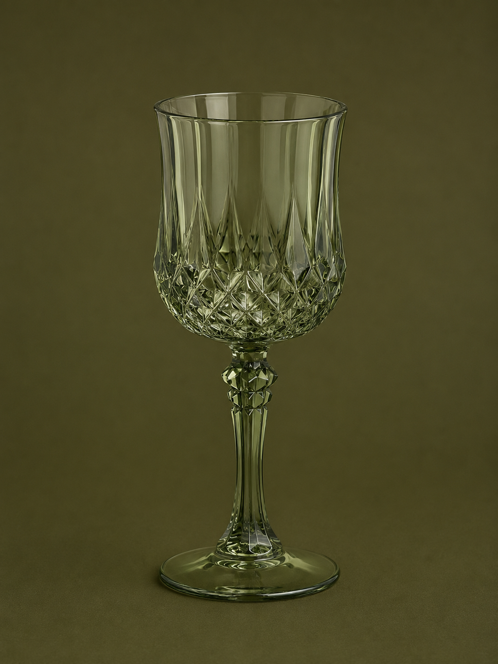 Dark Green Vintage Glass