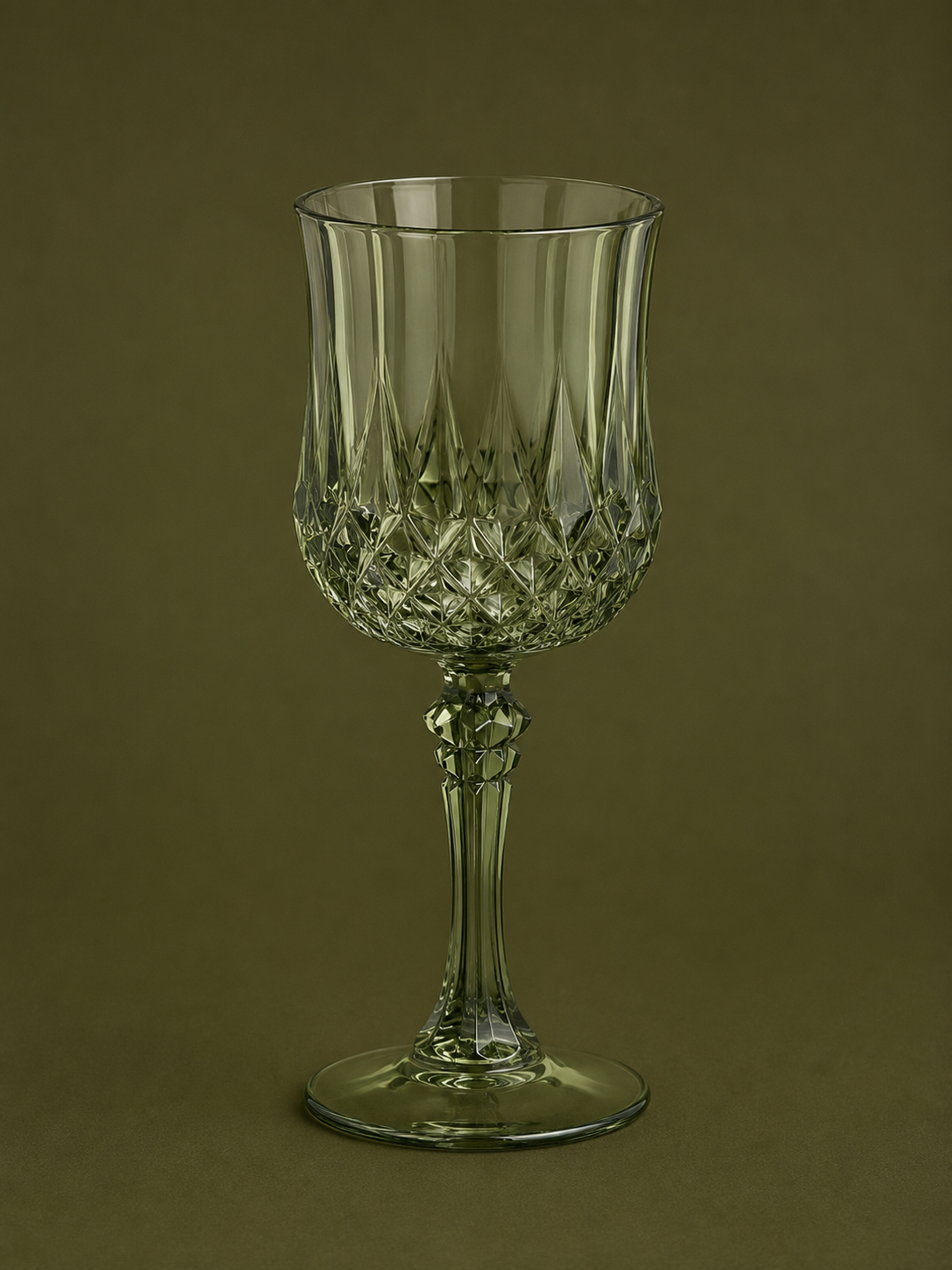 Dark Green Vintage Glass