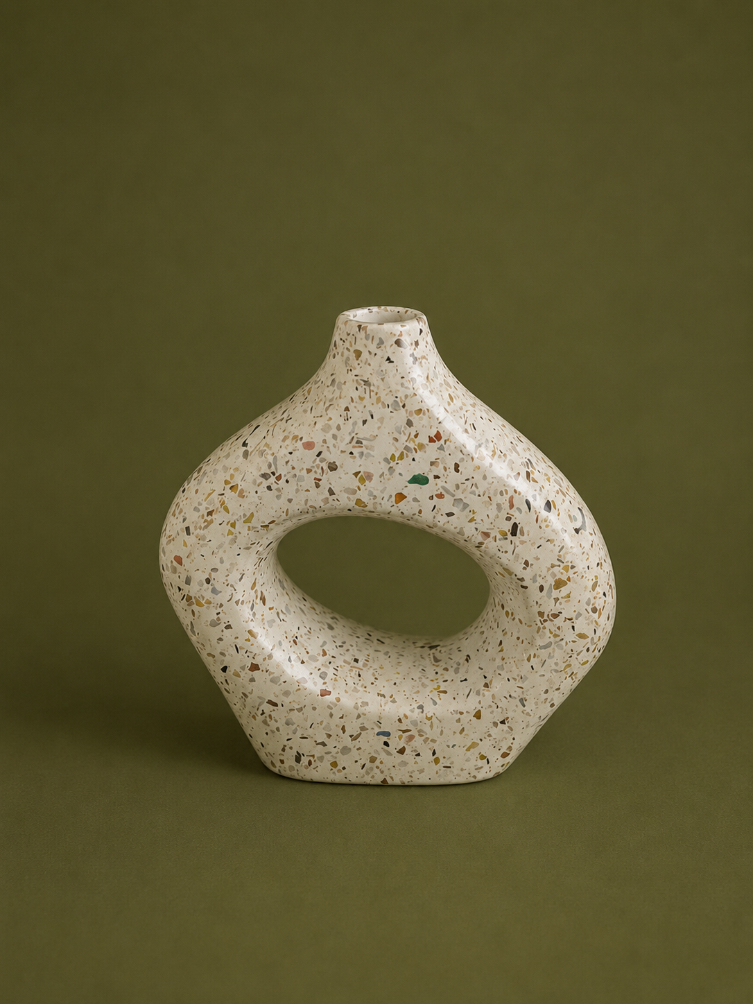 Donut Terrazzo Vase