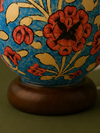 Globe Camel Skin Lamp