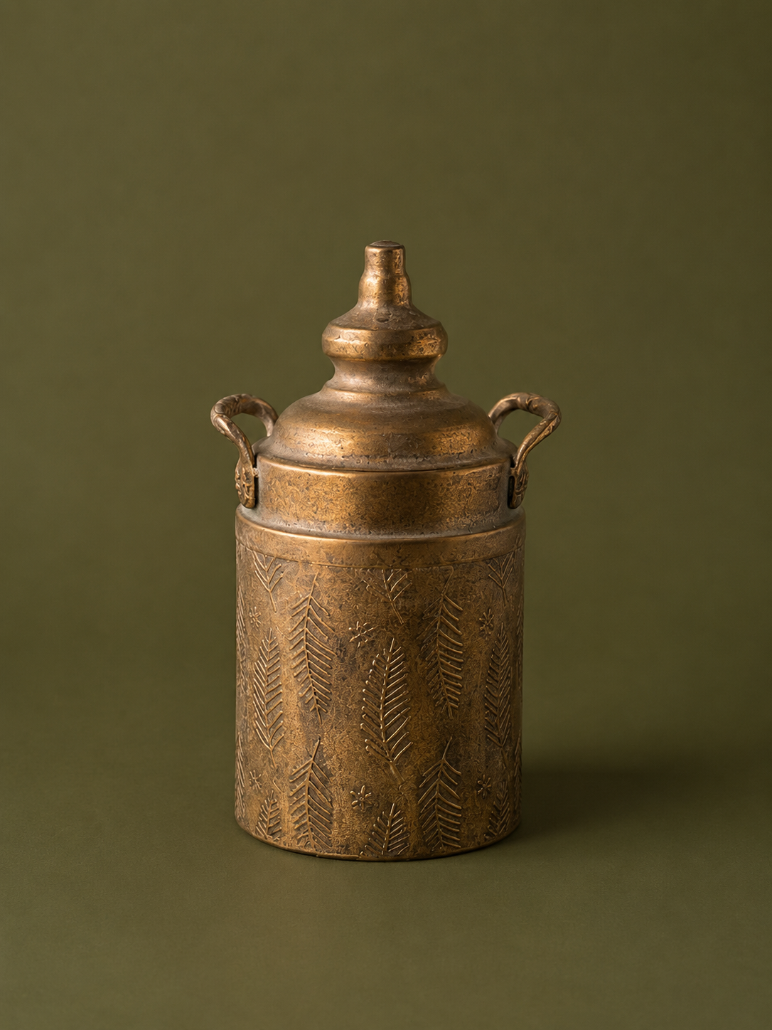 Gold Metal Vase
