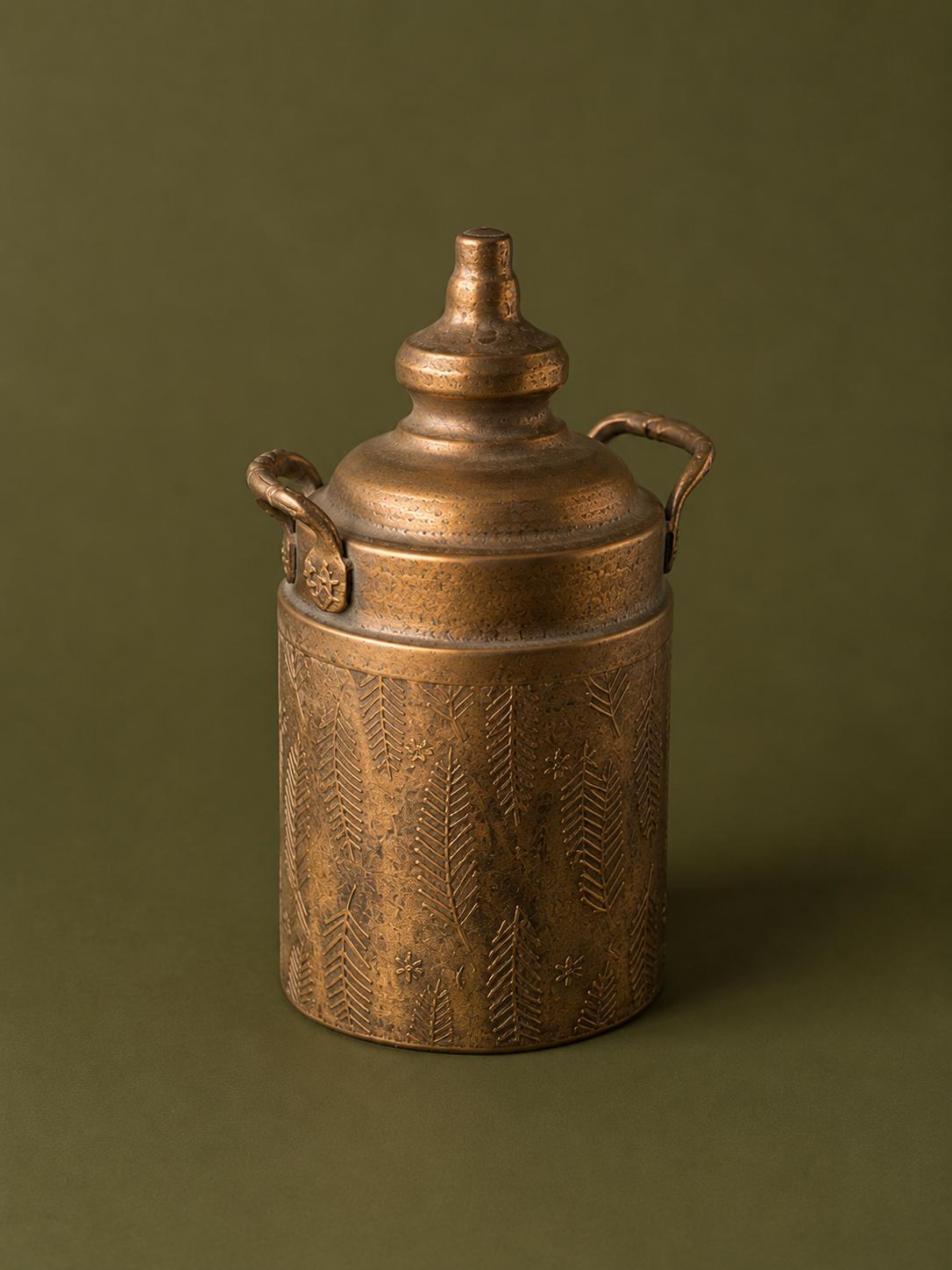 Gold Metal Vase