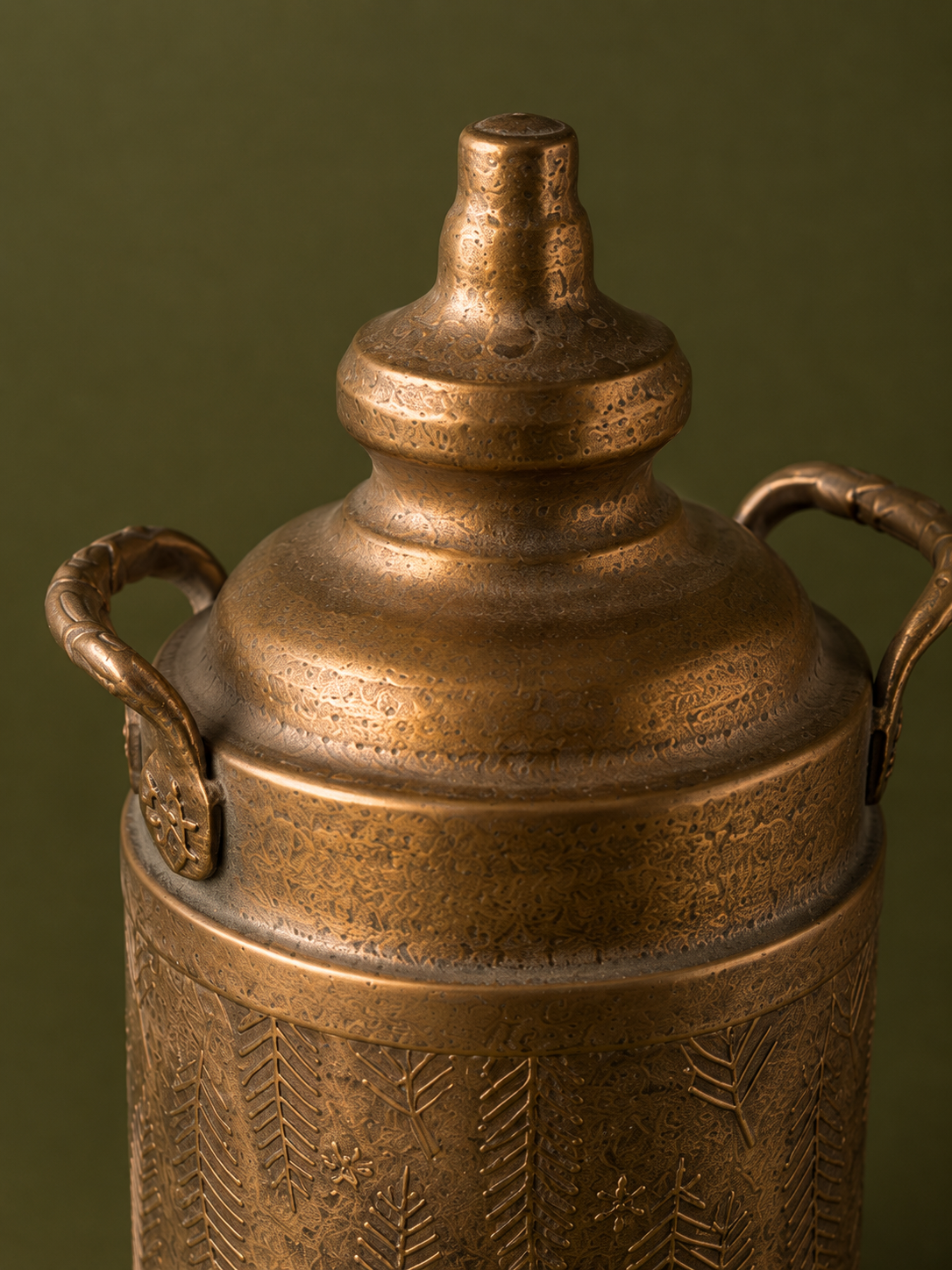 Gold Metal Vase