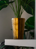 Gold Metal Vase
