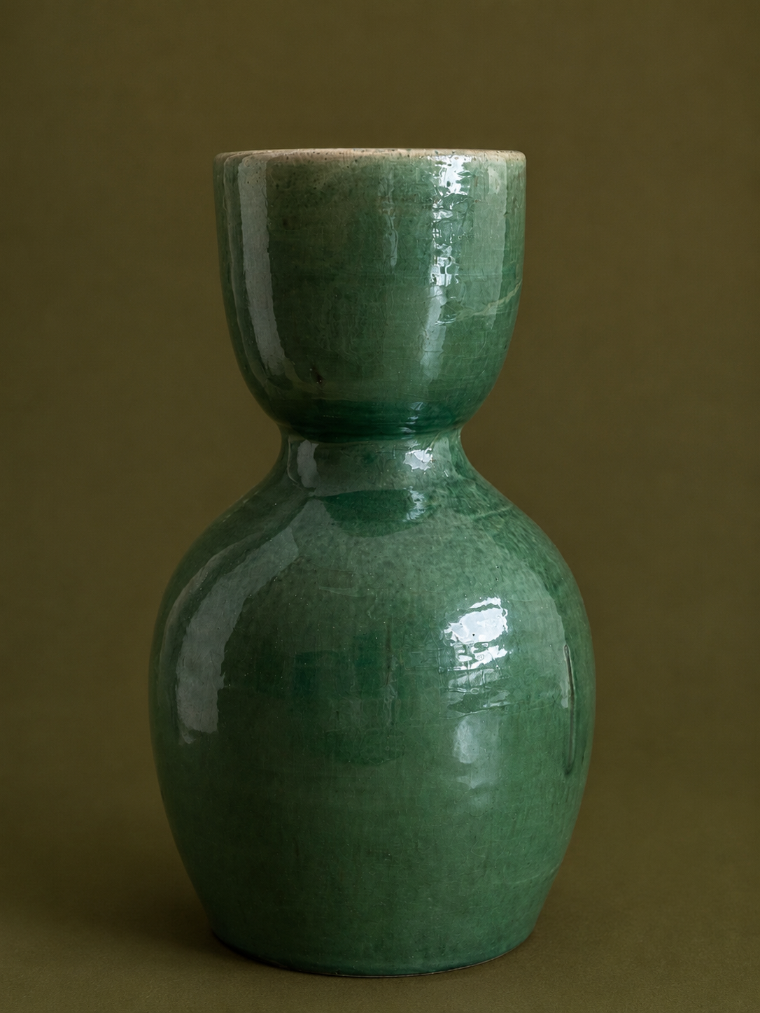 Green Ceramic Vase