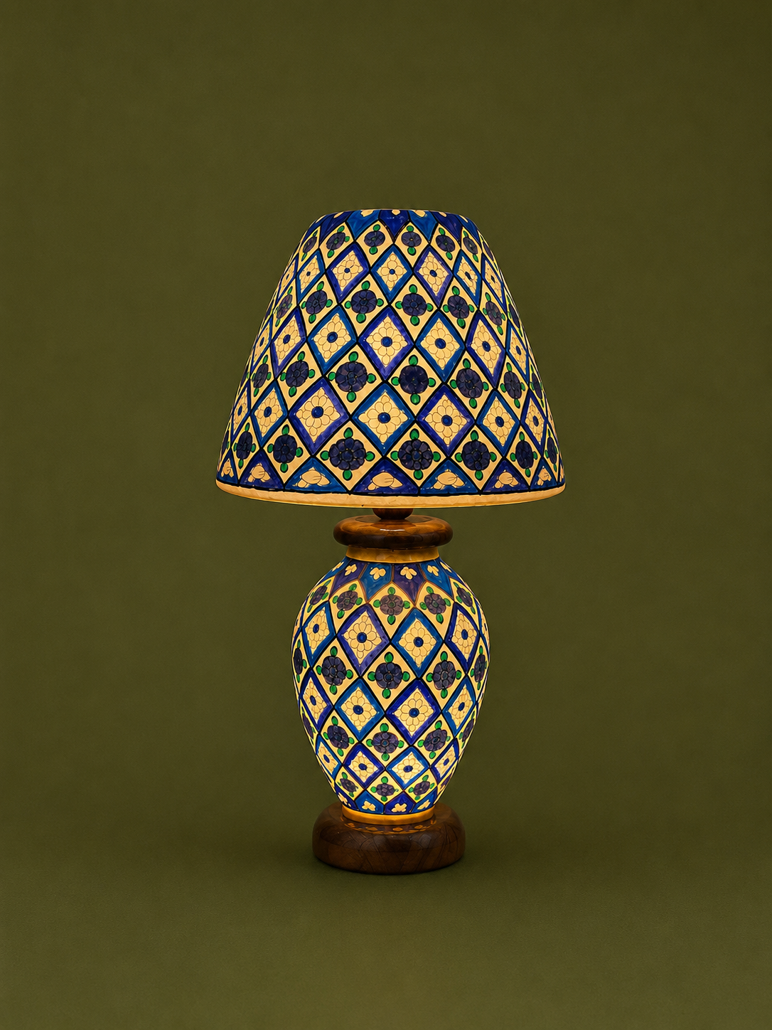 Handmade Camel Skin Lamp