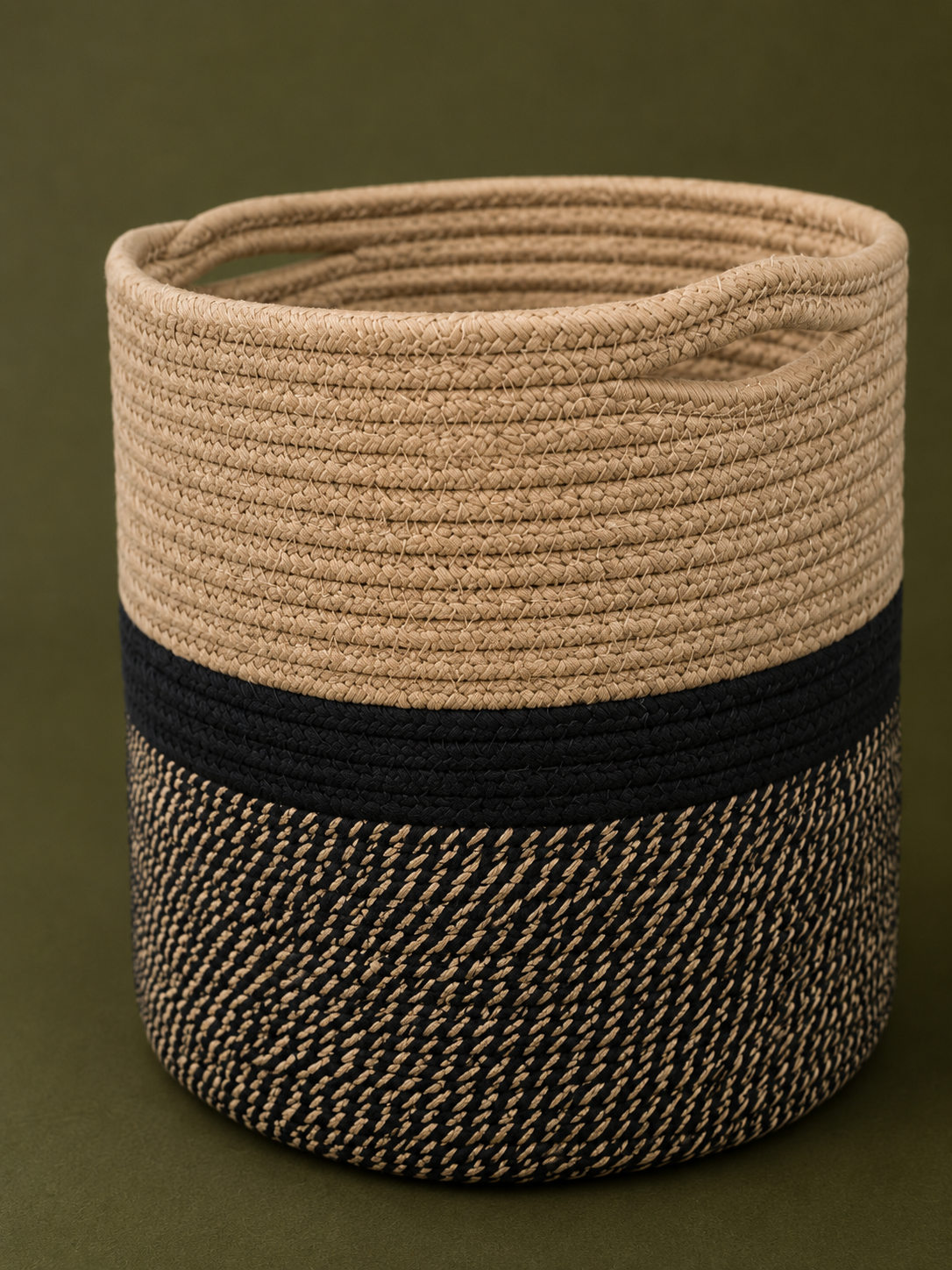 Handwoven Rope Basket