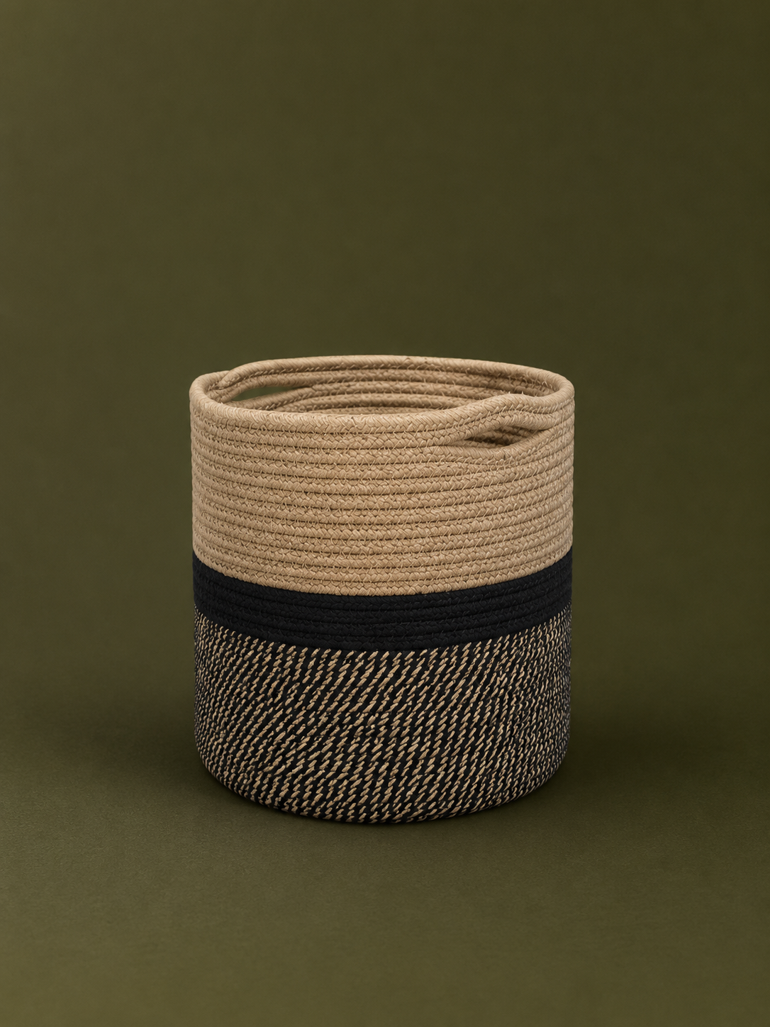Handwoven Rope Basket
