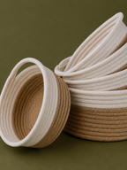 Handwoven Round Basket Set