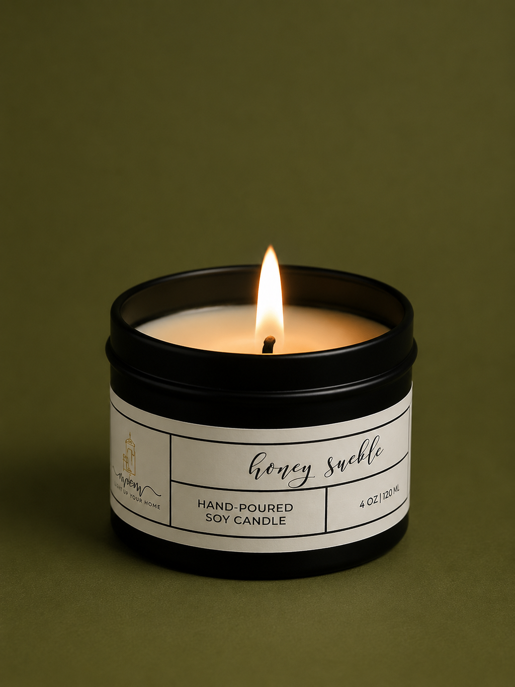 Honeysuckle Scented Candle