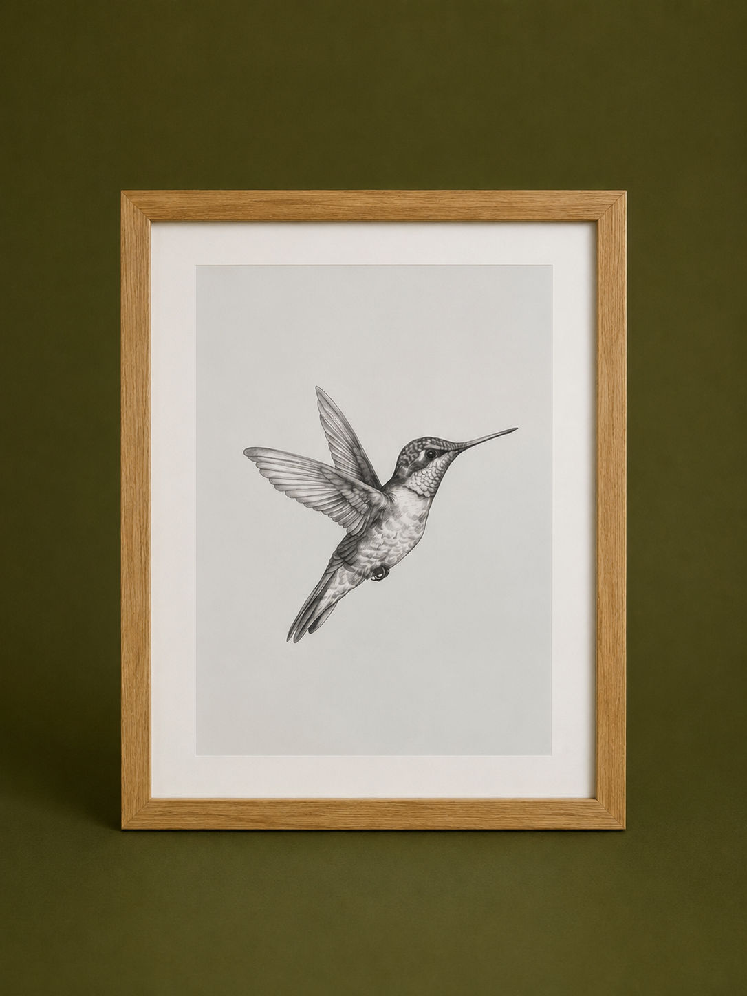 Hummingbird Sketch Print