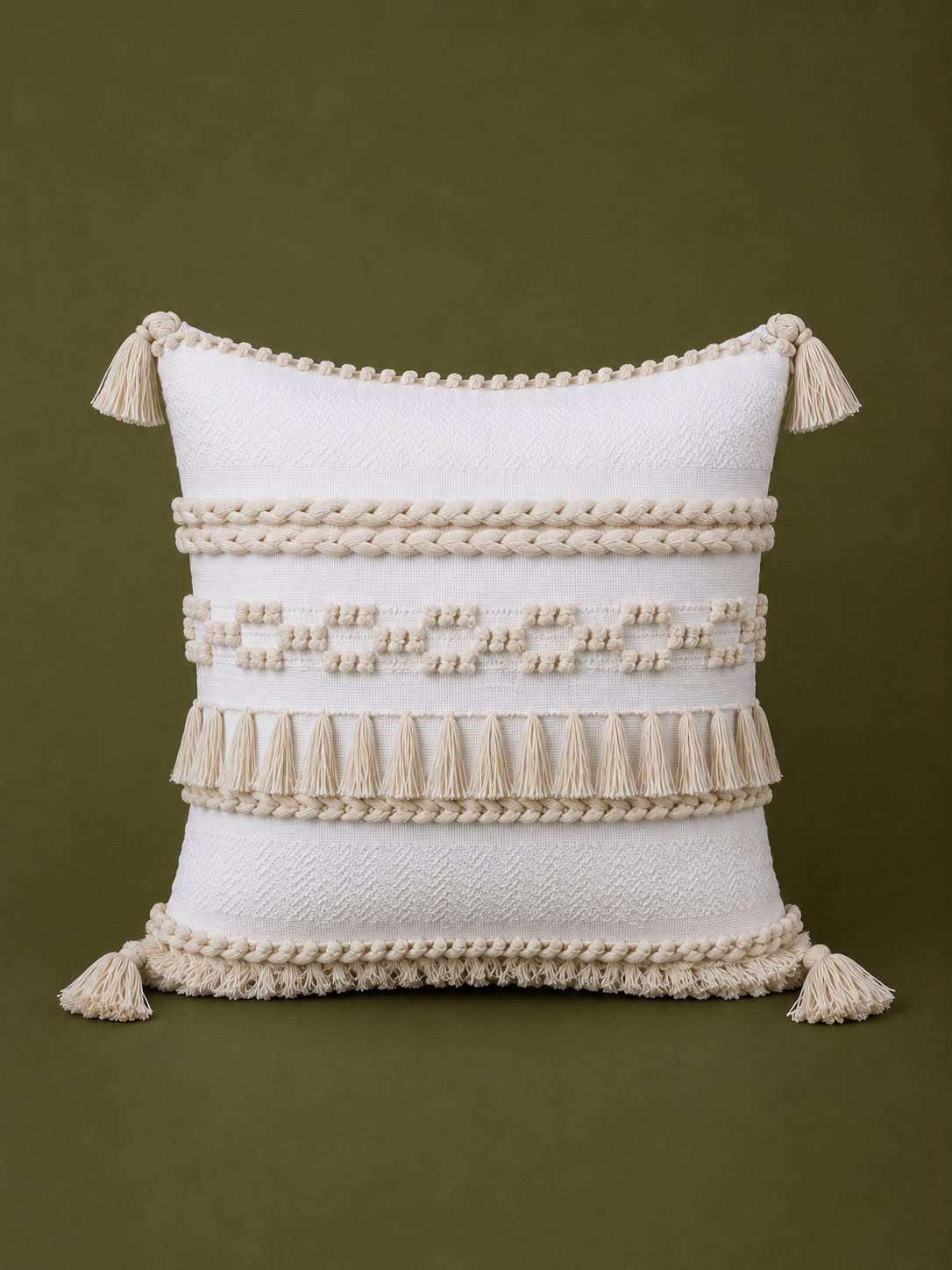 Ivory Clay Cushion Cover