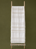 Ivory Clay Handmade Throw