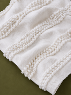 Ivory Clay Handmade Throw