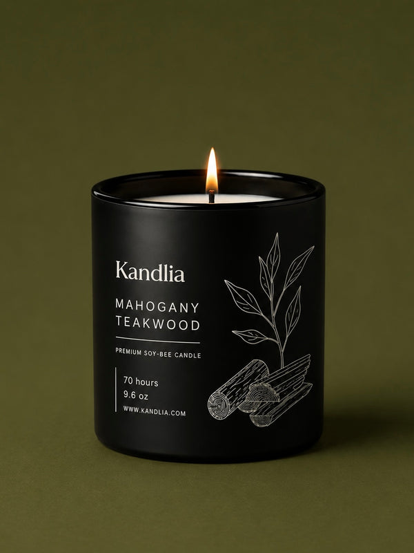 Mahogany Teakwood Scented Candle