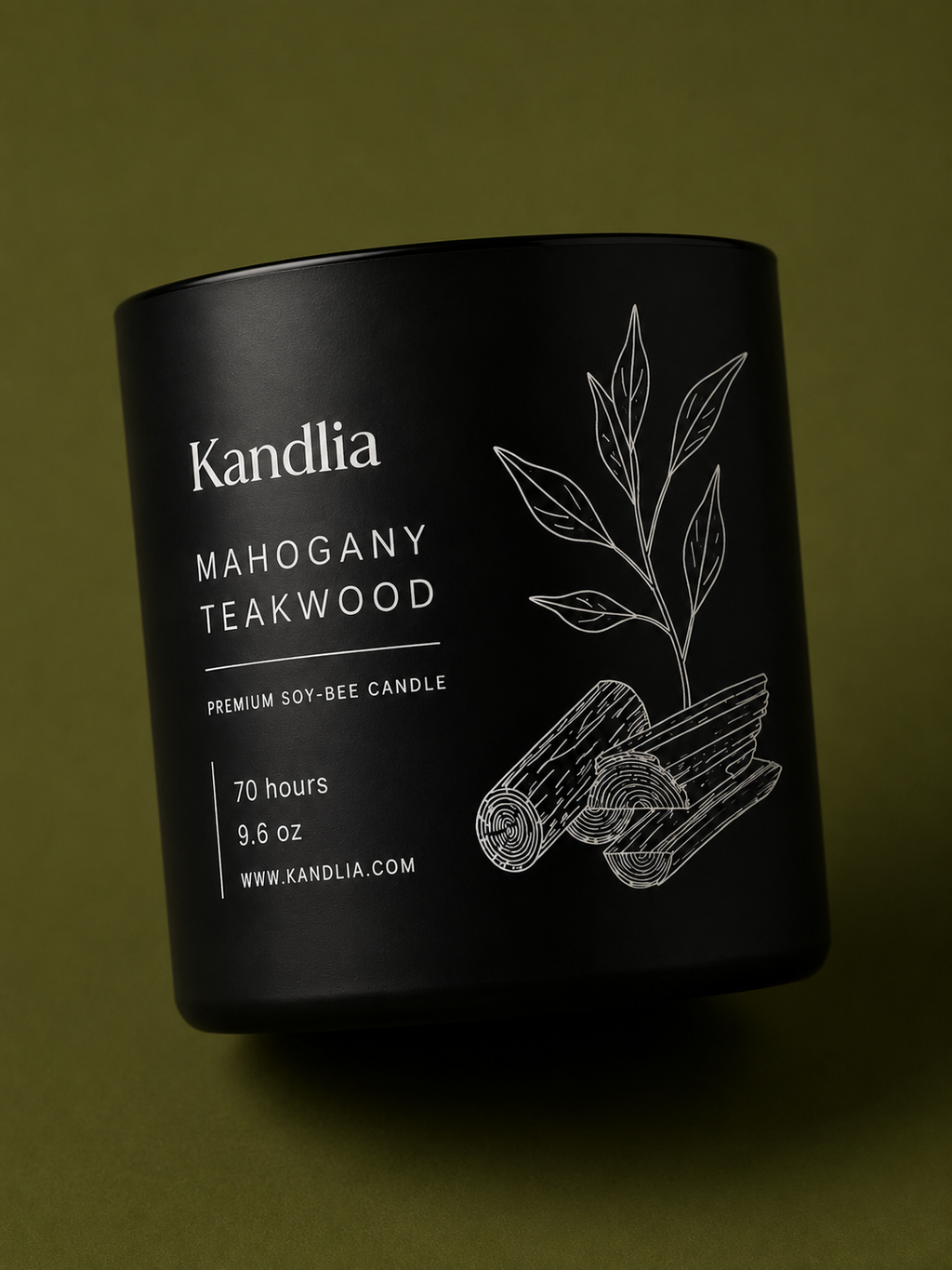 Mahogany Teakwood Scented Candle