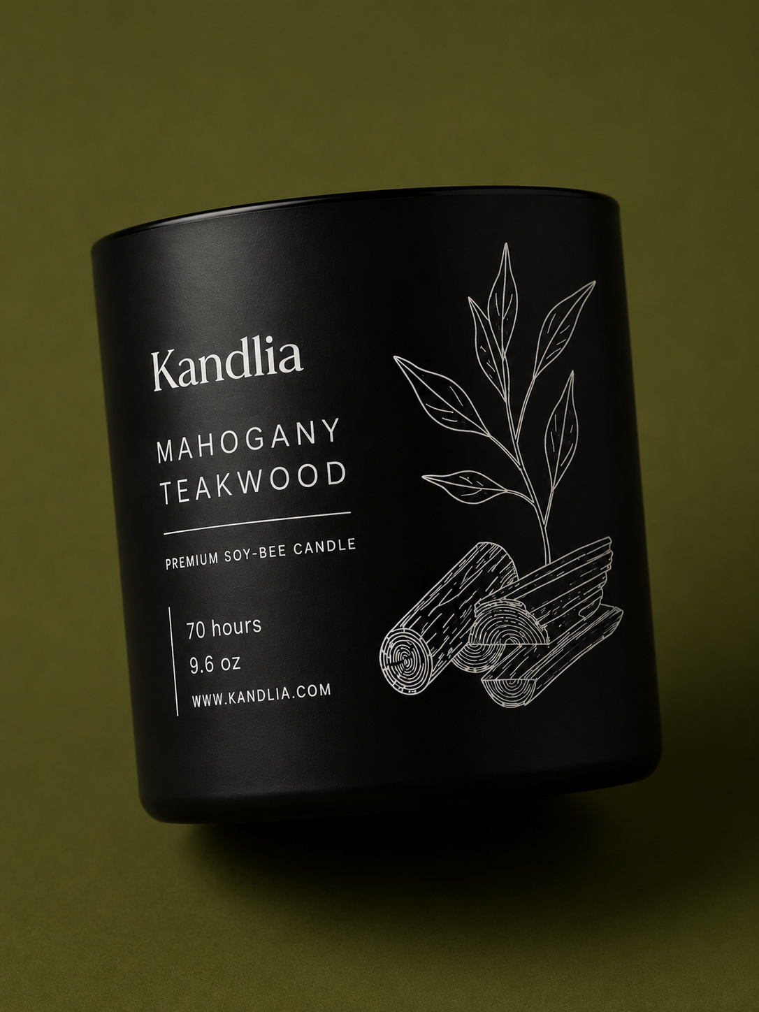 Mahogany Teakwood Scented Candle