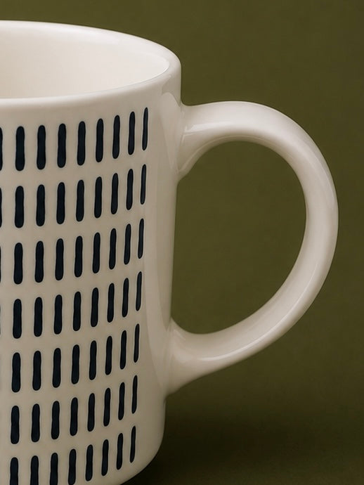 Mono Geometric Ceramic Mug