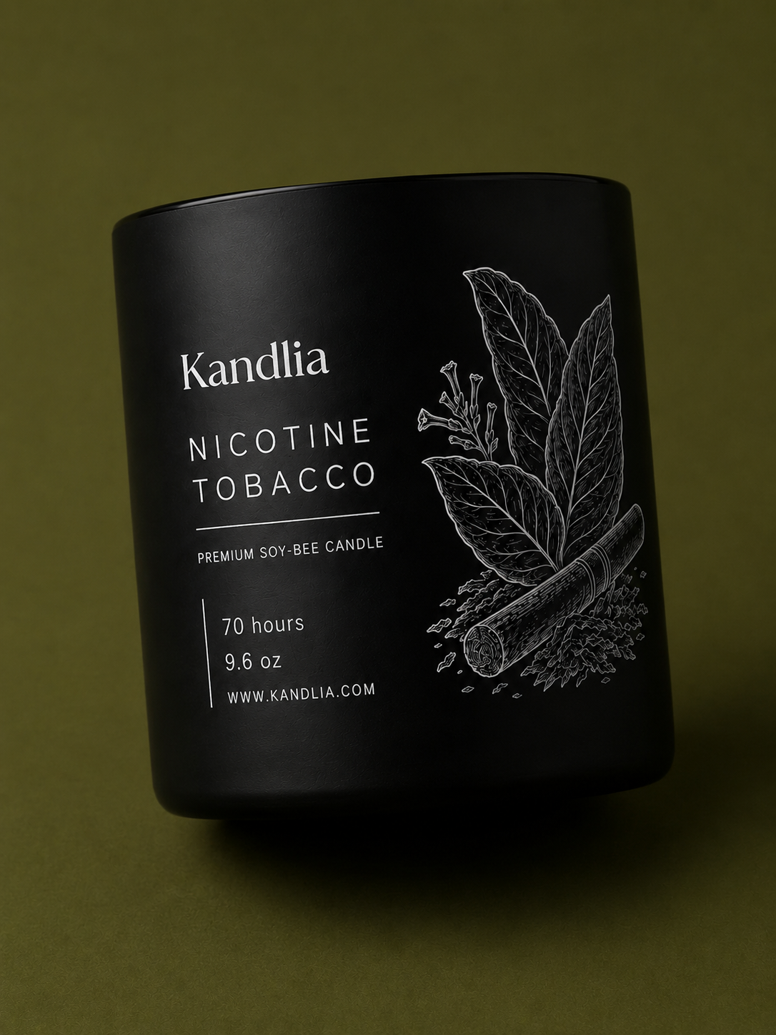 Nicotine Tobacco Scented Candle