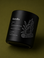 Oud & Sandalwood Scented Candle