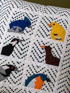 Pakhee Appliqué Cushion Cover