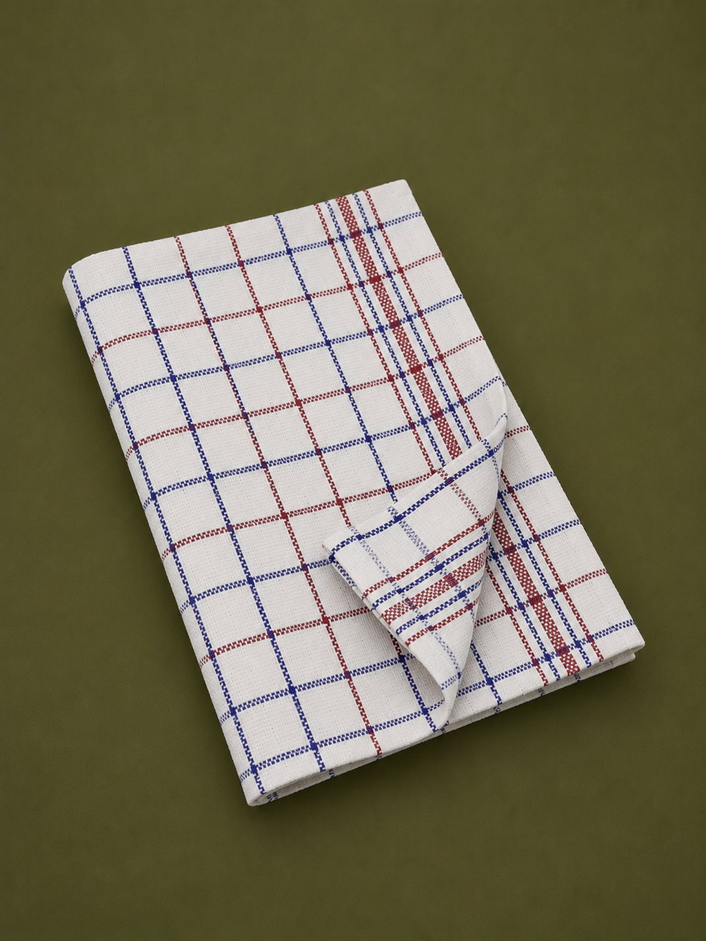 Plaid Cotton Kitchen Towel
