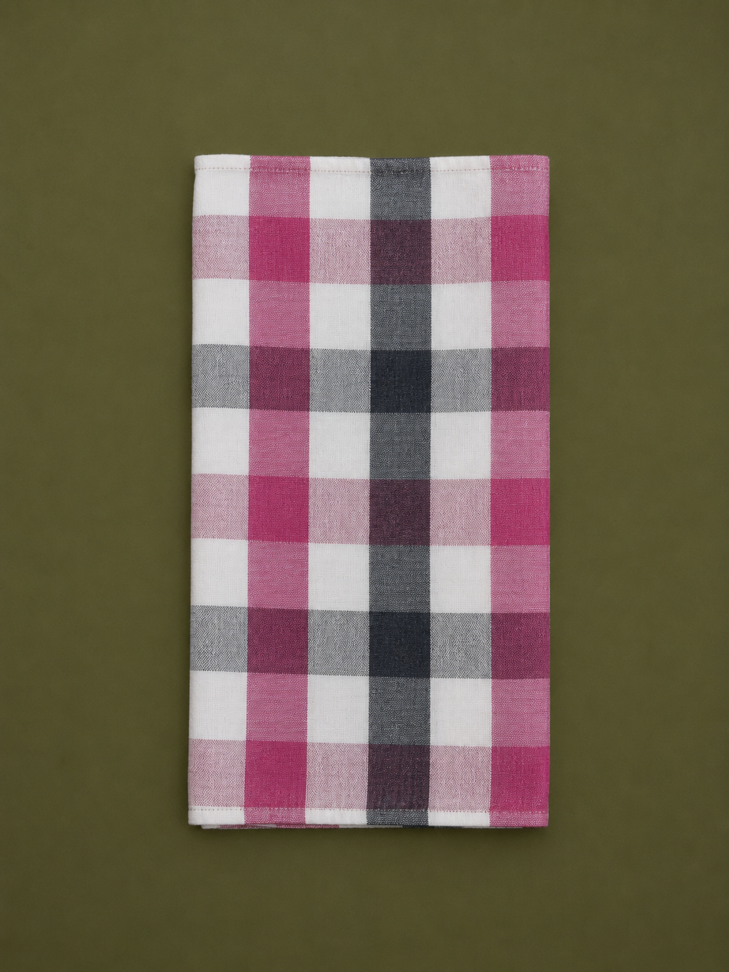 Plaid Cotton Kitchen Towel