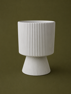 Ribbed Ceramic Planter