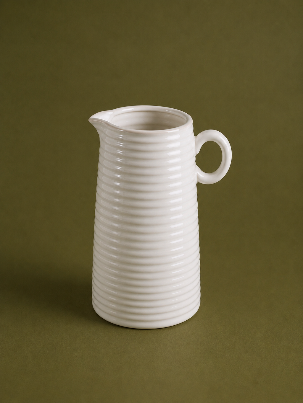 Ribbed Vase