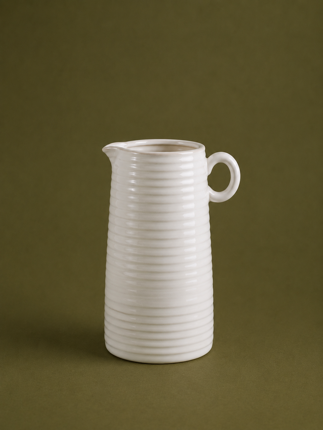 Ribbed Vase