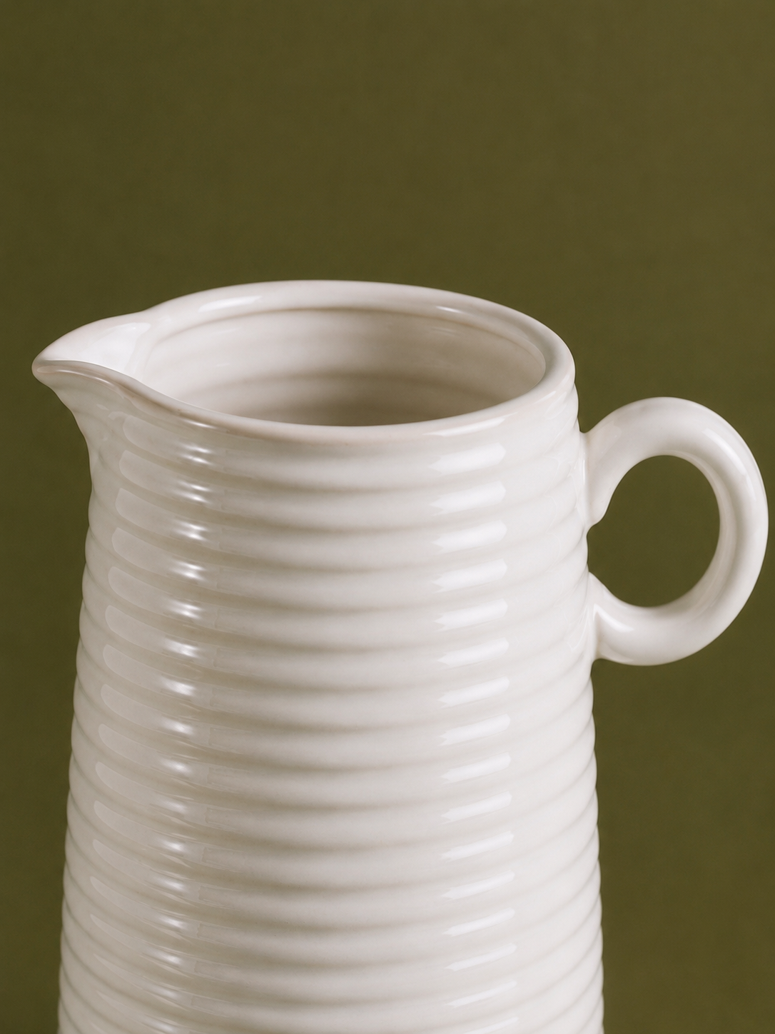 Ribbed Vase