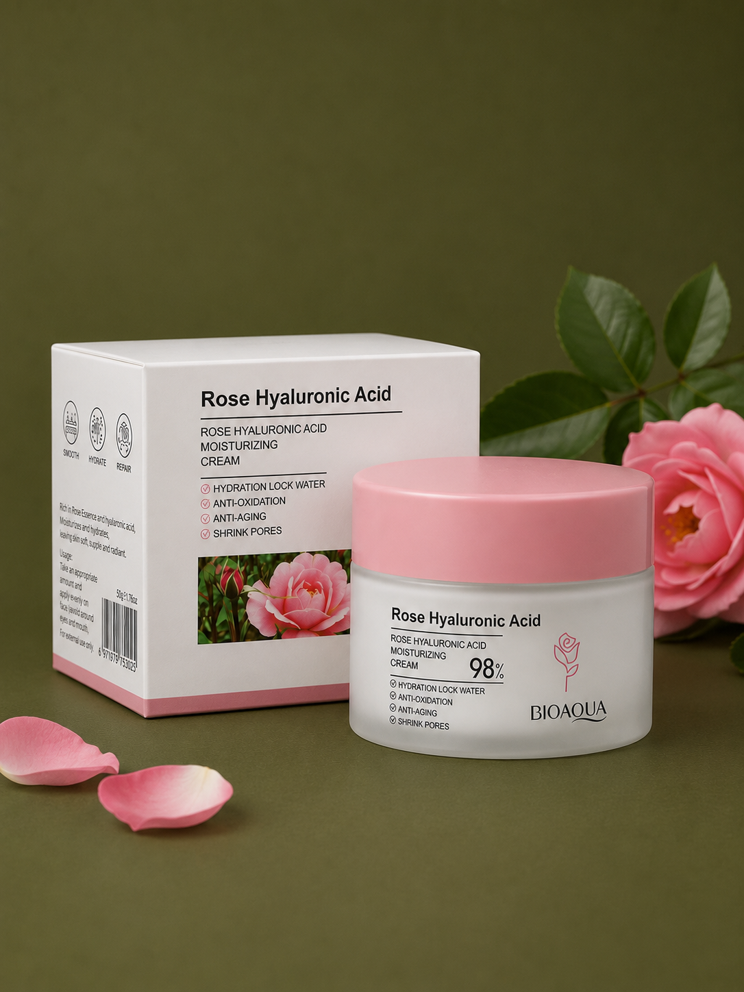 Rose Hyaluronic Acid Face Cream