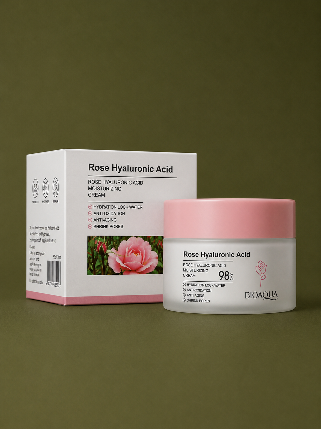 Rose Hyaluronic Acid Face Cream