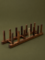 Rosewood Plate Display Rack
