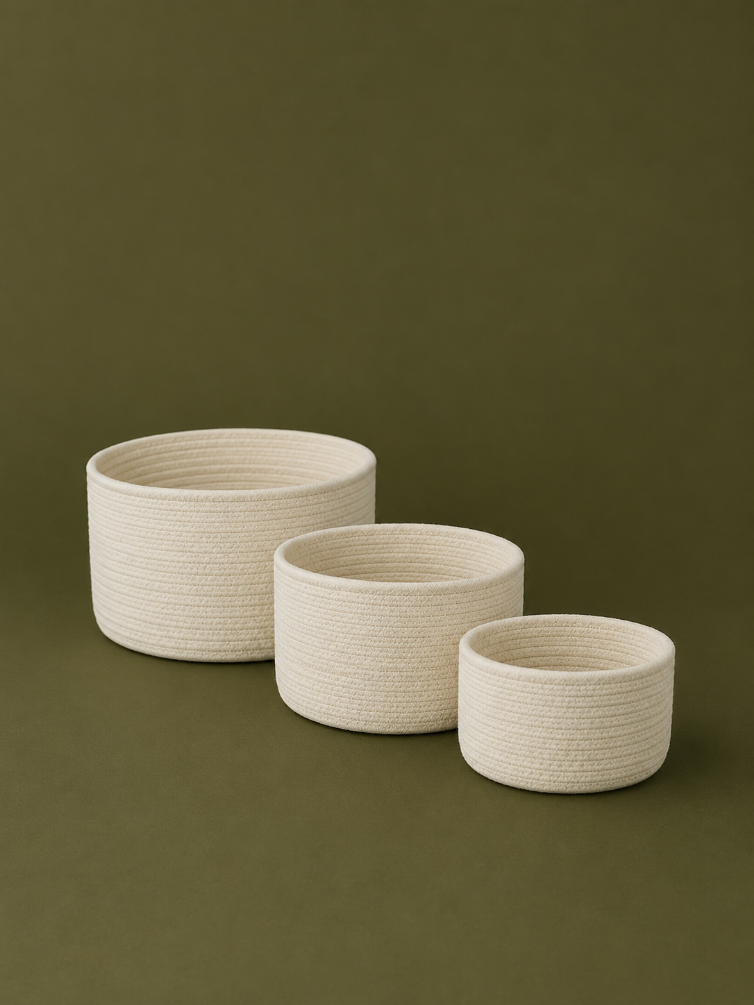 Round Storage Basket Set