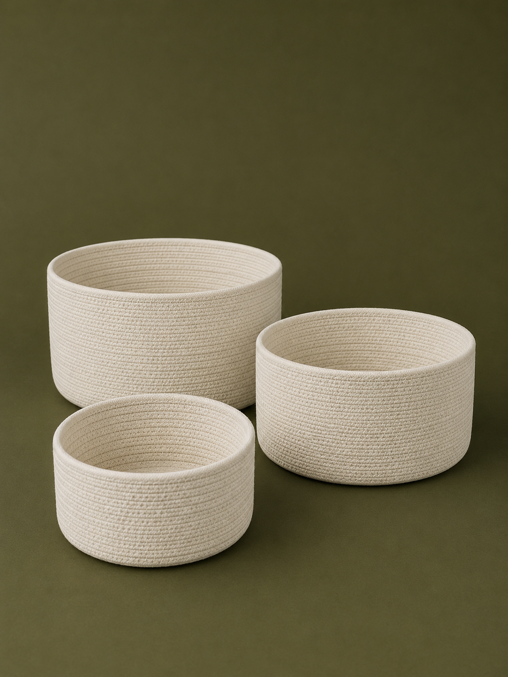 Round Storage Basket Set