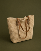 Straw Woven Tote Bag