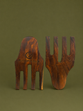Velora Rosewood Salad Server Set