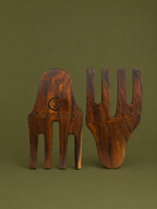 Velora Rosewood Salad Server Set