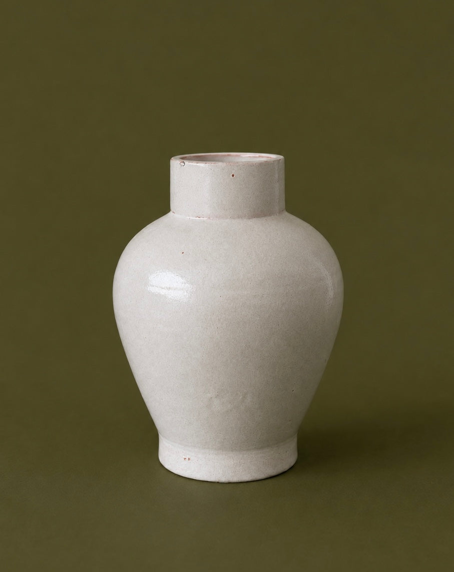 White Ceramic Vase
